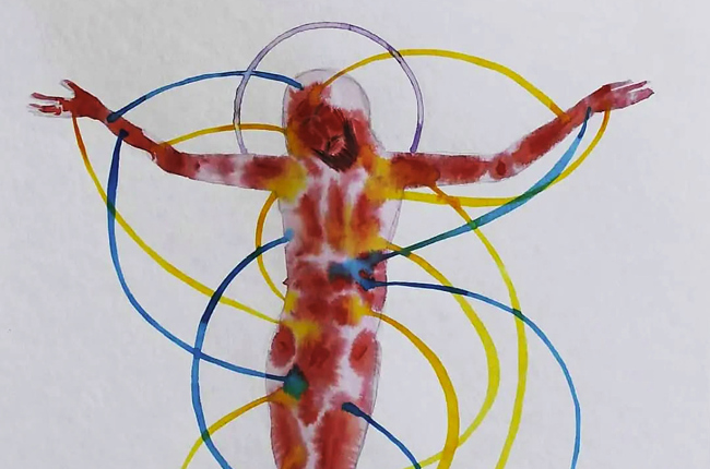 Jesus Christus. Aquarell auf Papier, 40 x 35 cm, von Danylo Movchan. Jesus Christus. Aquarell auf Papier, 40 x 35 cm, von Danylo Movchan.