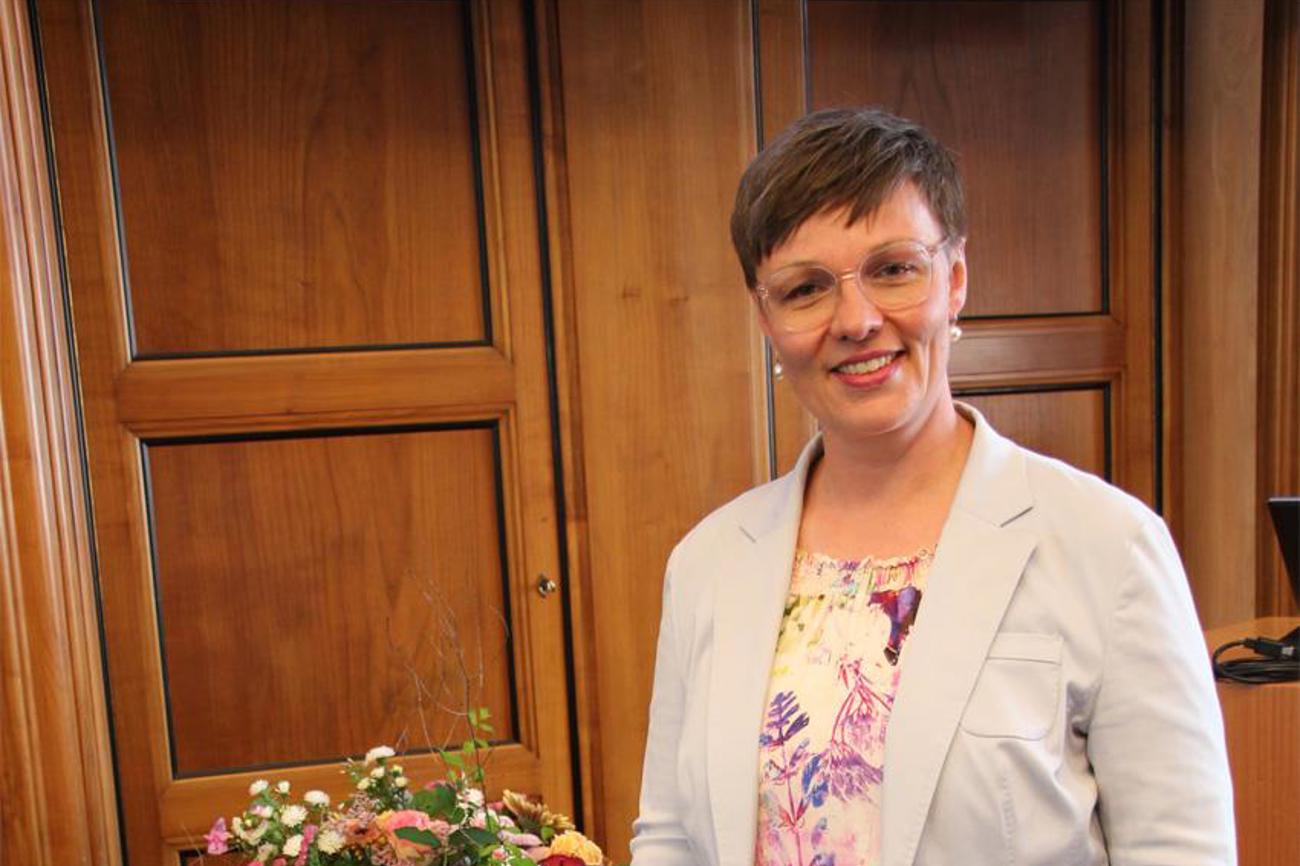 Martina Tapernoux Seit dem 1. Januar 2022 Kirchenratspräsidentin der evangelischen Landeskirche beider Appenzell.