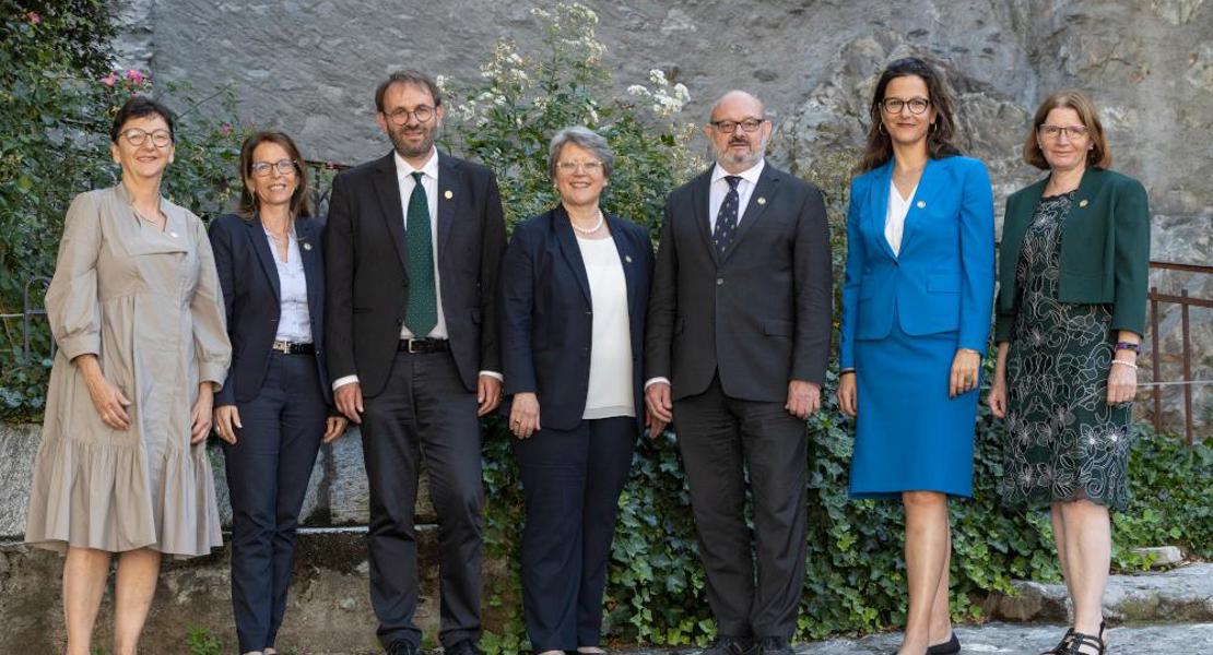 Der neue EKS-Rat mit Lilian Bachmann, zweite von rechts.