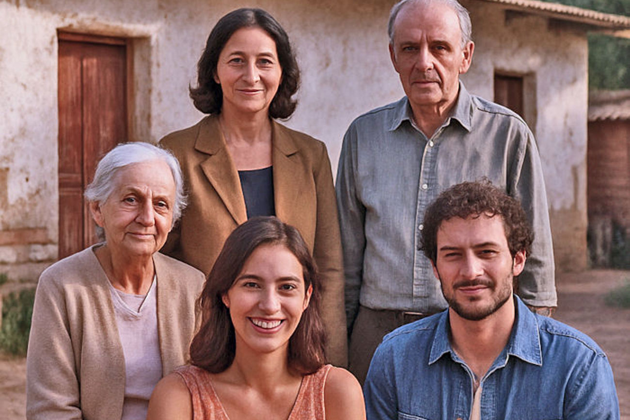 Almas Familie. | Bild: KI-generiert, Ähnlichkeiten mit lebenden Personen sind rein zufällig.