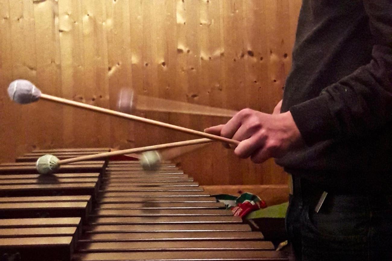 Neben dem Radball ist Musik das grosse Hobby von Philipp Uebersax.