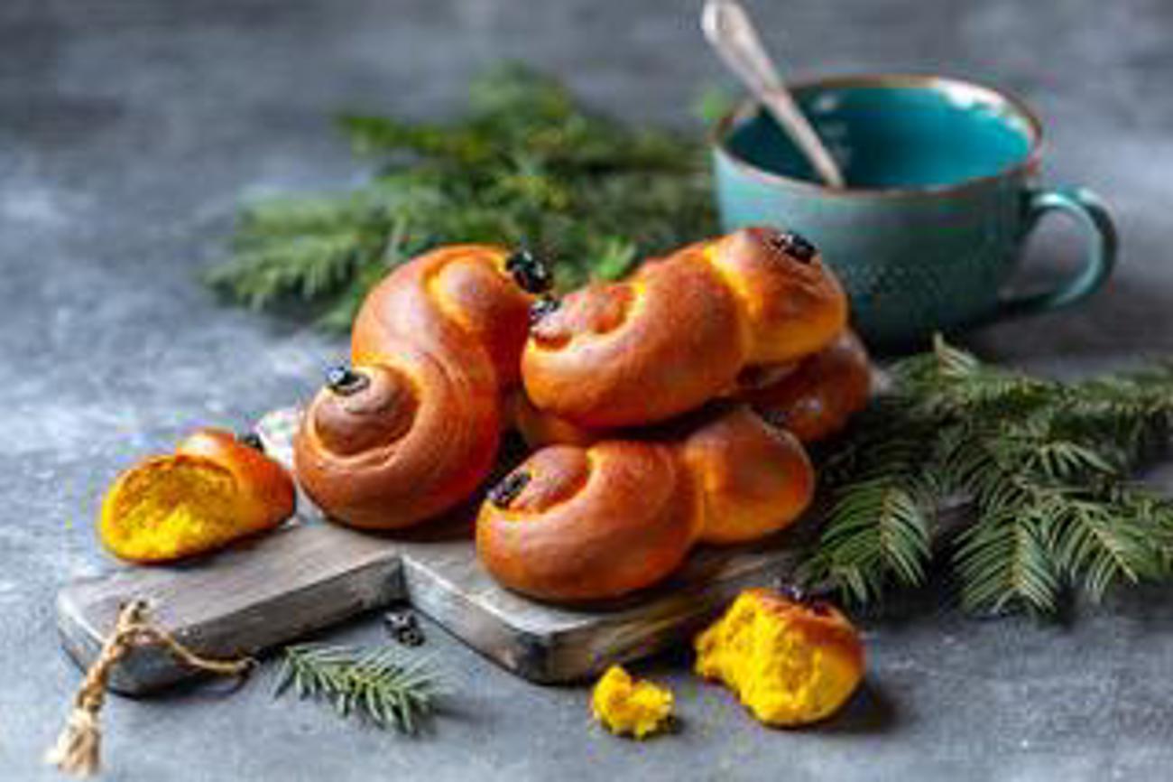 Lussekater - eine feine schwedische Spezialität.