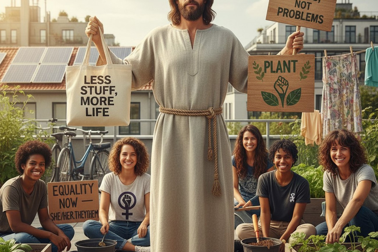 Jesus als Sinnfluencer. Quelle: KI-generiert