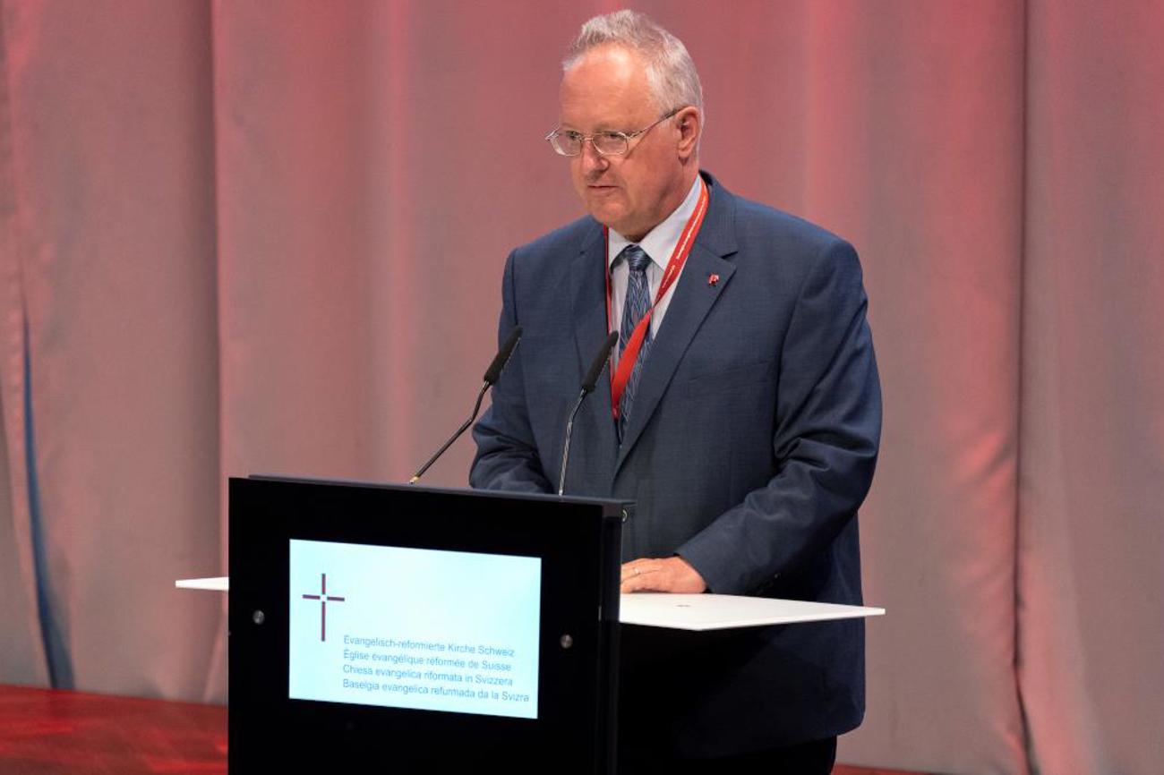 EKS-Ratsmitglied Ulrich Knoepfel klärt die Synode in einer persönlichen Mitteilung über die Vorgänge im Rat auf.