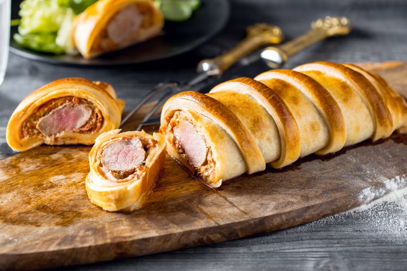 Schweinsfilet im Teig. | Bild: Dieter Geuter