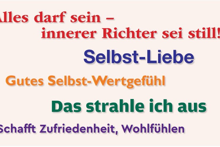 Es ist gut so
