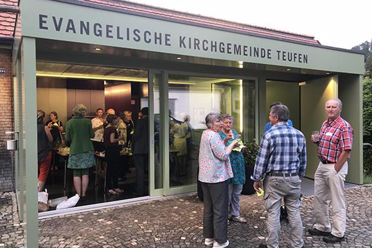 Intensive Auseinandersetzung in der Pause.