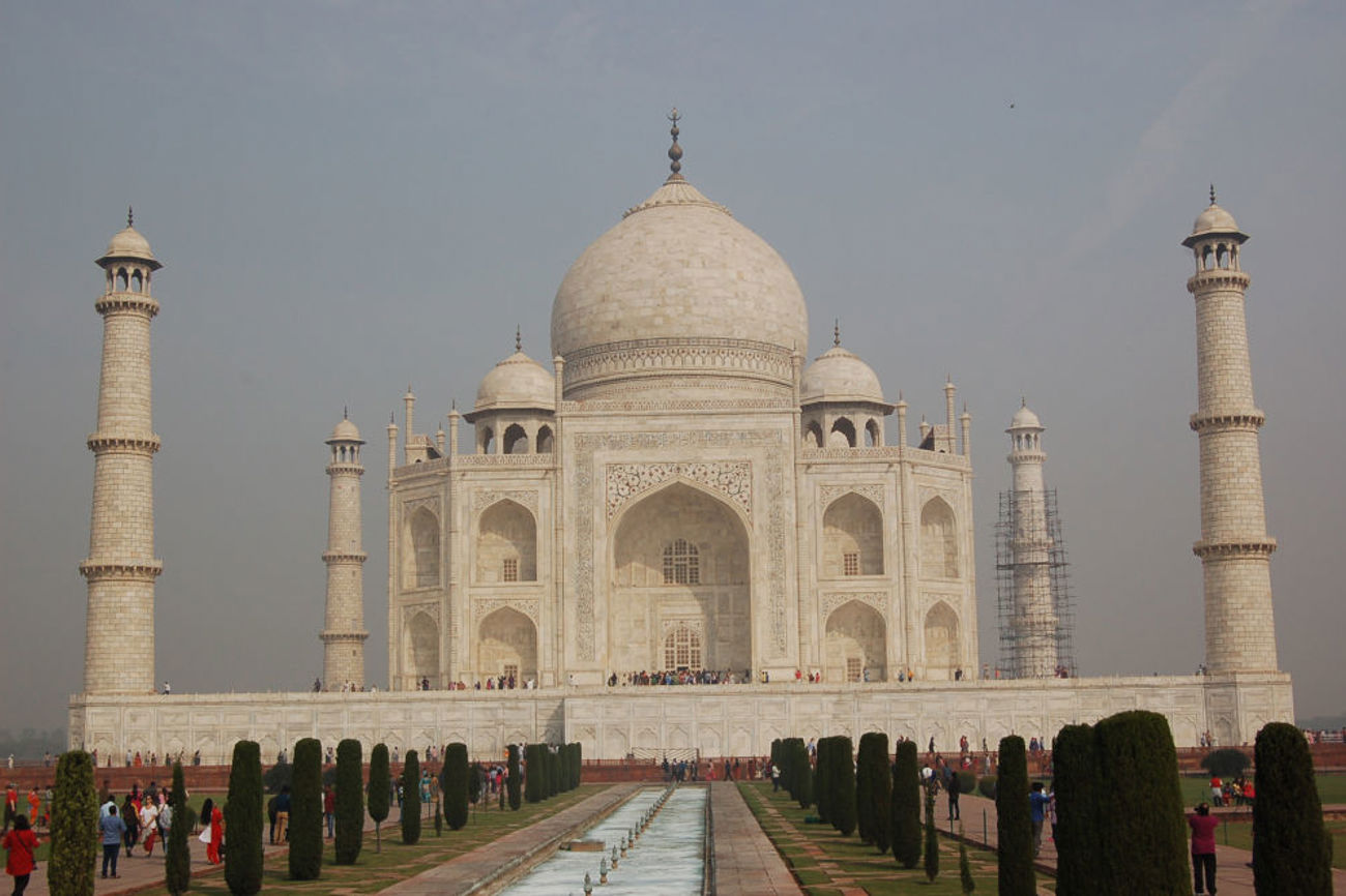Das Taj Mahal: Menschen aller Religionen bestaunen und besuchen es. | Foto: Isabelle Kürsteiner