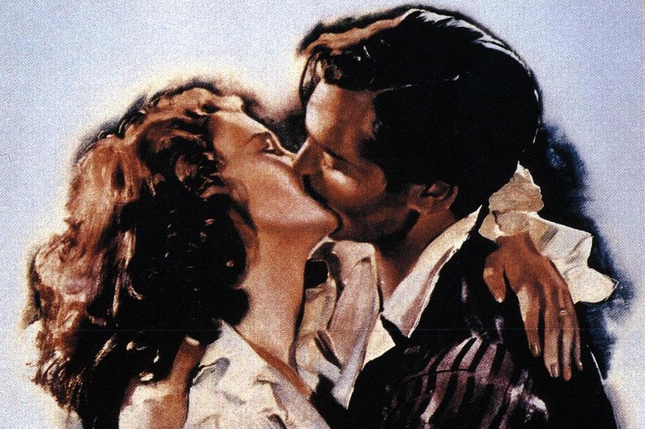 Eines der berühmtesten Liebespaare Hollywoods: Rhett Butler (Clark Gable) und Scarlett O'Hara (Vivien Leigh) in «Vom Winde verweht» 1939.|wikimedia commons