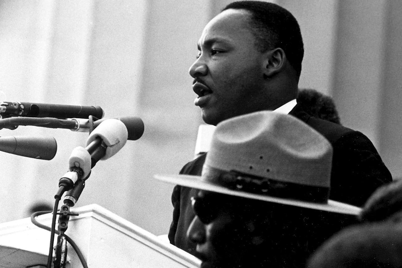 «I Have a Dream»: Martin Luther King Jr. hält seine berühmte Rede am 28. August 1963 in Washington D.C.|wikimedia